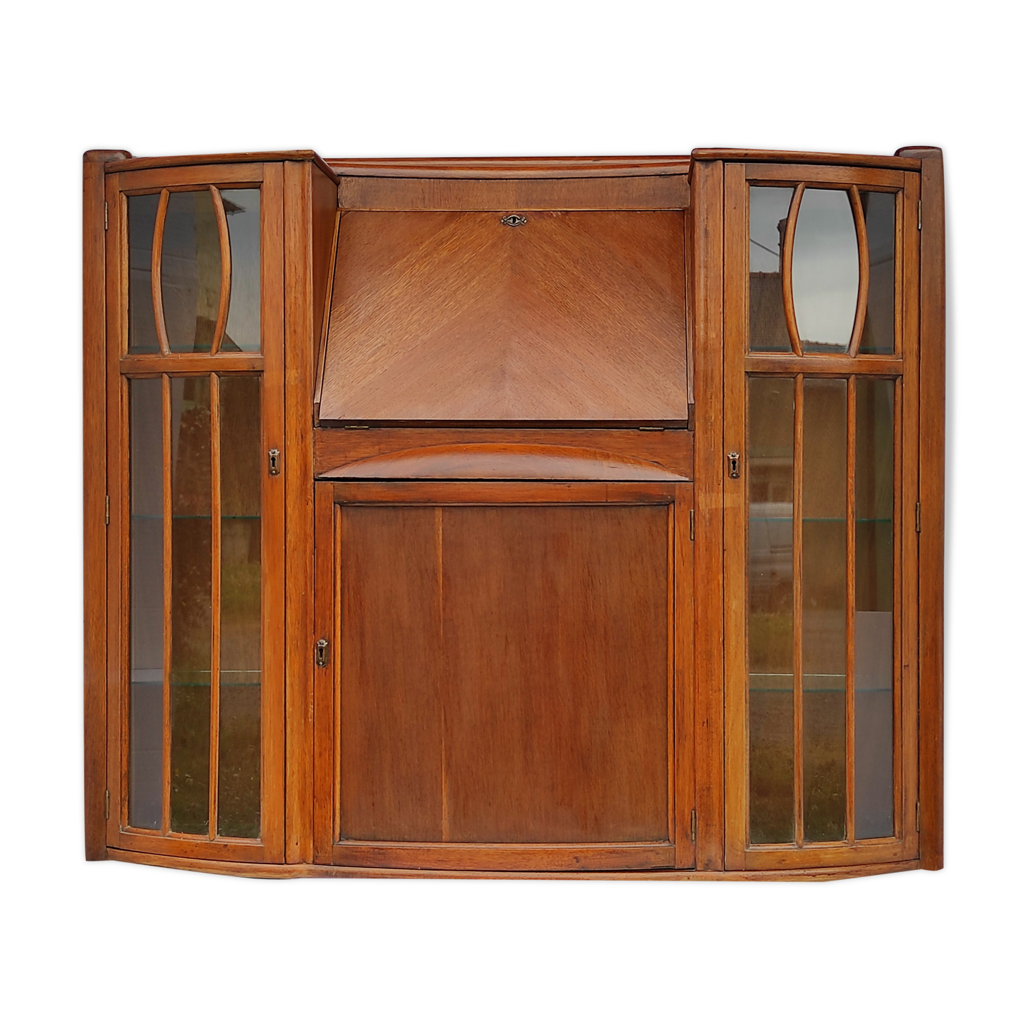 English furniture showcase and secretary art deco