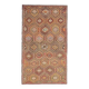 Vintage Turkish Oushak Handmade Wool & Cotton Brown Area Rug 164x288