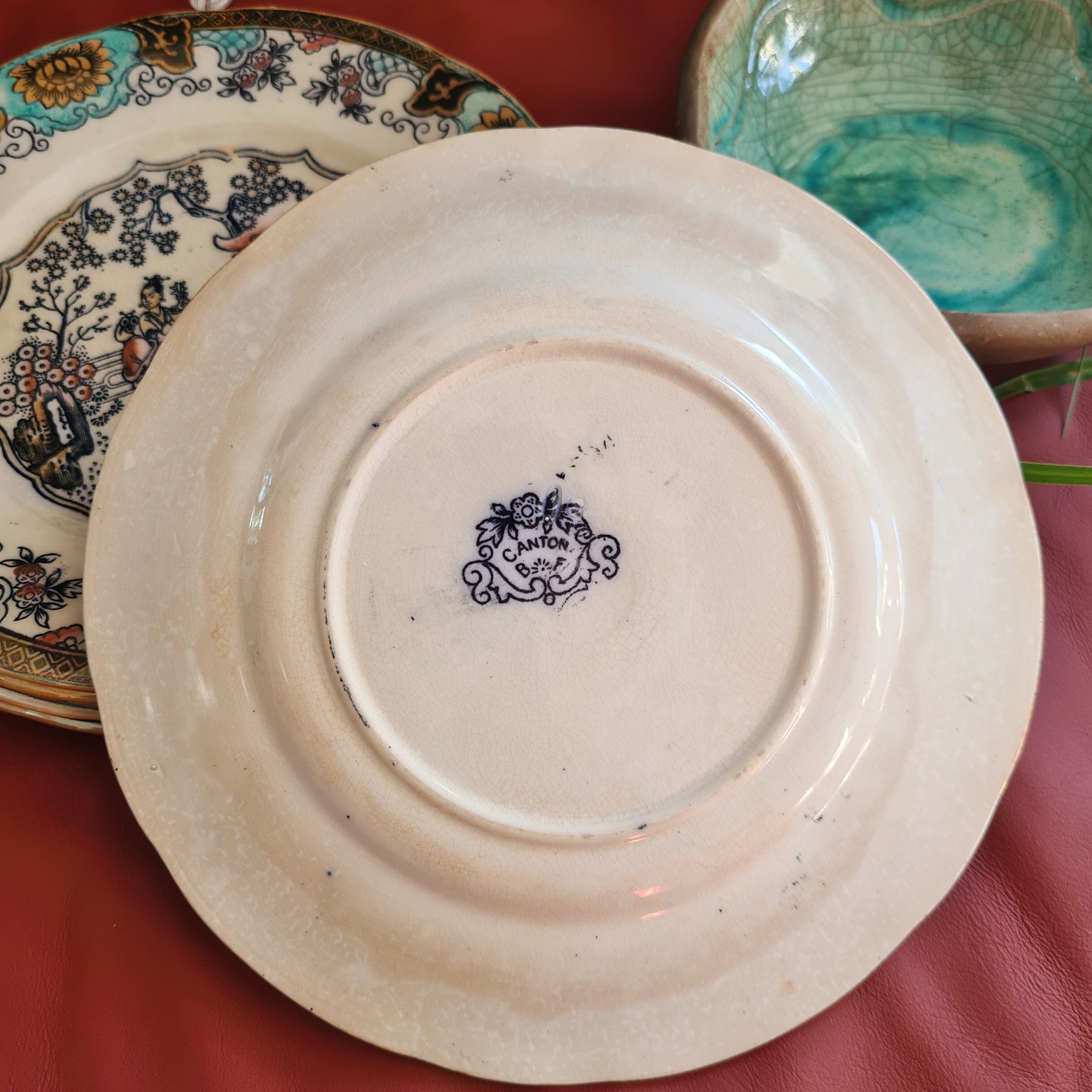 A plate boch brothers model canton 19th -18.5cm