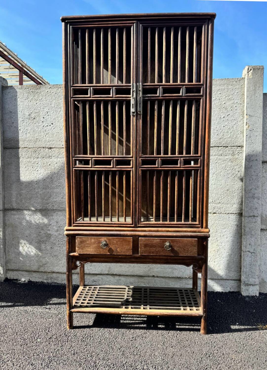 Chinese scholar's furniture circa 1900 in exotic wood