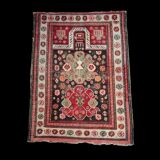 Caucasus, circa 1950, 79 cm x 128 cm, wool on hand-knotted wool, very beautiful condition