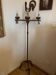 Lampadaire girouette en fer forgé Jean Touret