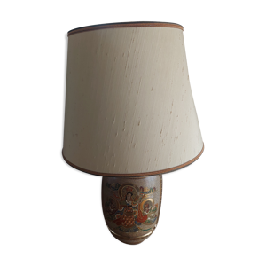 vase chinois monté en - lampe