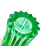 Art deco vase "absinthe green" – pierre d'avesns – france, 1930