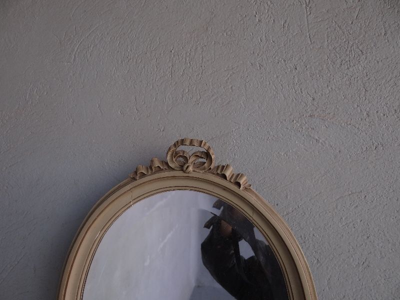 Mirror lacquered style Louis XVI 44x60cm