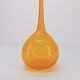 Scandinavian soliflore vase in yellow transparent glass