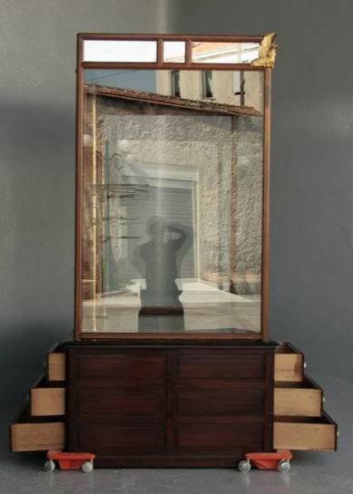 Importante Vitrine Napoléon III fonte bronze doré