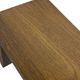 Vintage wooden wall shelve rack bookshelf in oak wood minimalist