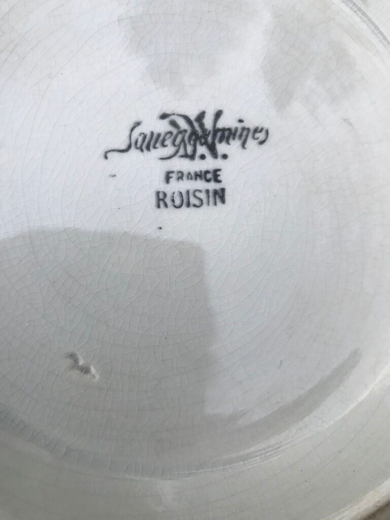 Low Compotier Sarreguemines, early XX