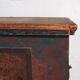 Antique red trunk with floral decoration (c.1920)