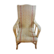 Rattan/wicker armchair 30s