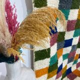 Handmade Moroccan Berber carpet 213 x 163 CM