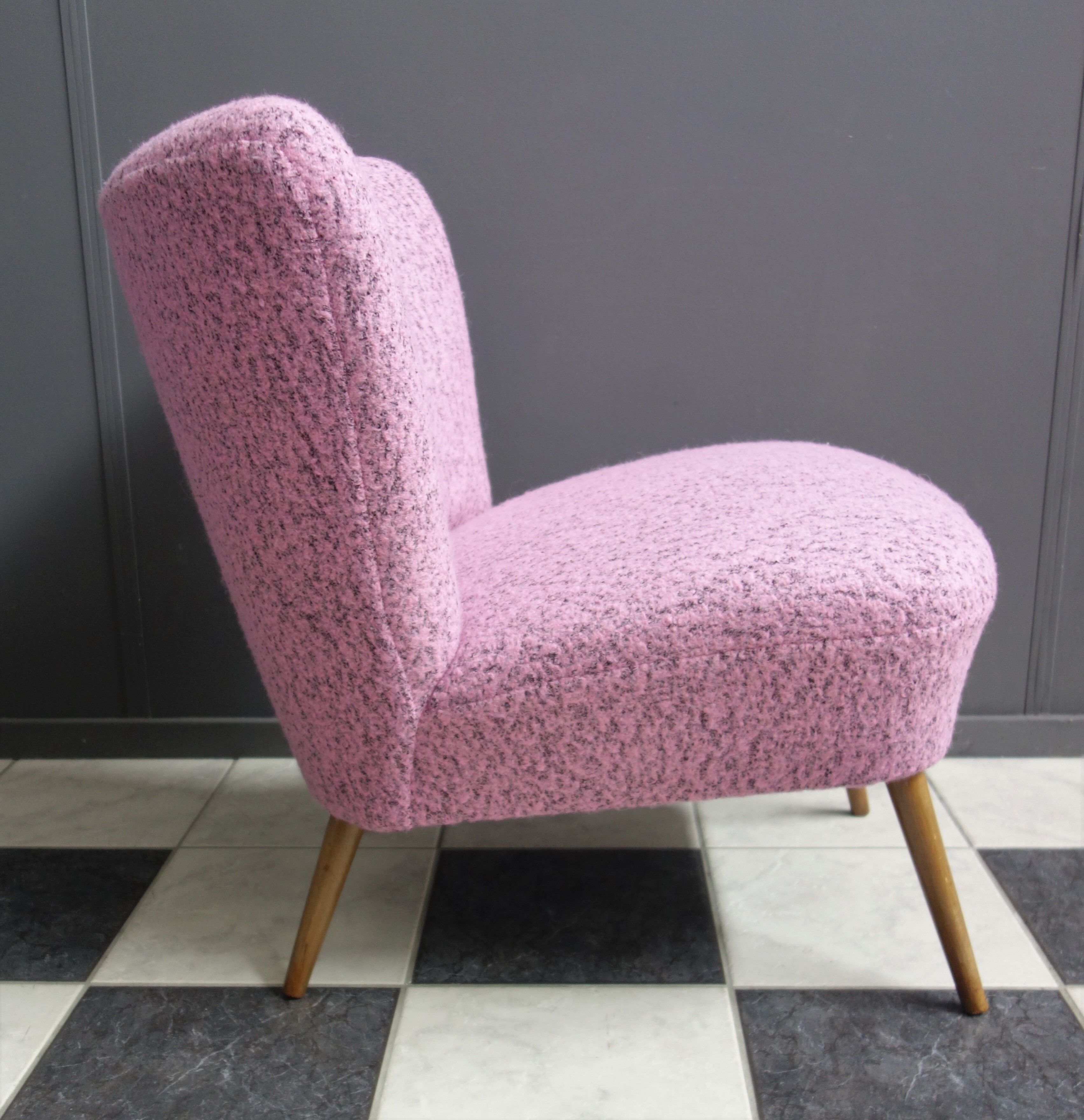 Pink cocktail chair 1960s