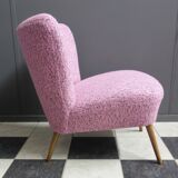 Pink cocktail chair 1960s