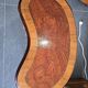 Commode galbée demi-lune en marqueterie – style Louis XV, fin XIXe siècle