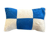 Coussin crochet vintage