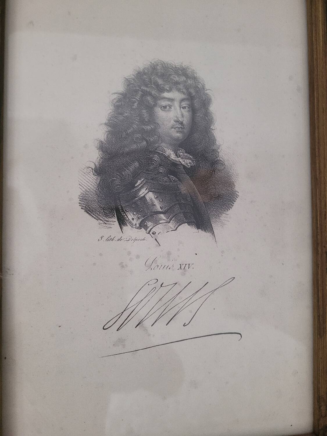 Set of 4 portraits of Kings of France