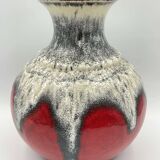 Vase Vintage West Germany Fat Lava