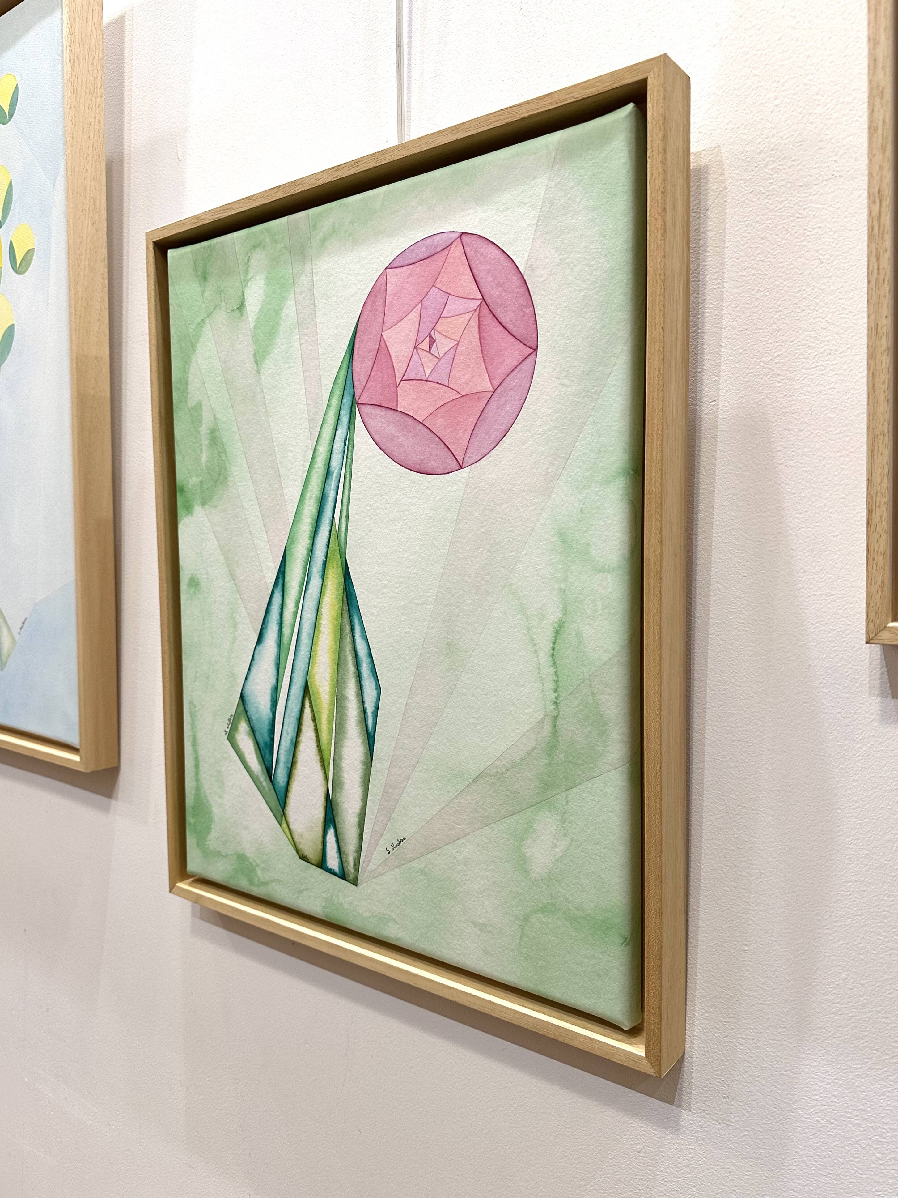 Still life pink flower