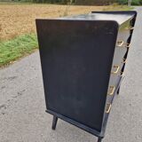 Old chest of drawers with compass feet