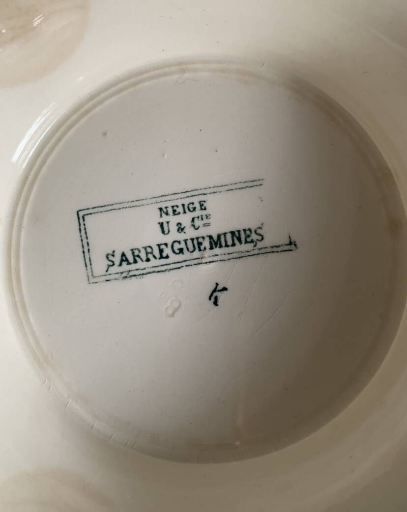 Sarreguemine soup tureen