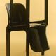 Set de 4 chaises Selene marron Magistretti Artemide