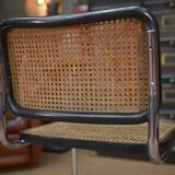 Set of 6 model b32 cesca marcel breuer chairs, italy 1970s