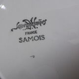 Set of 4 antique mixed flat plates