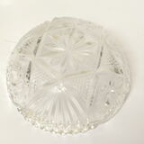 6 cups in chiseled glass