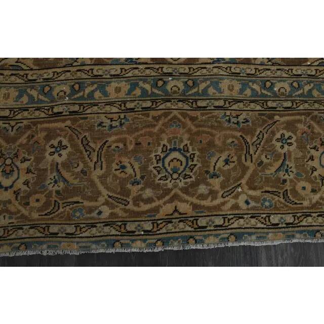 1970s Vintage Persian Handknotted Wool Orange Oversize Area Rug❤ 282x380