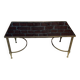 Table basse en métal doré