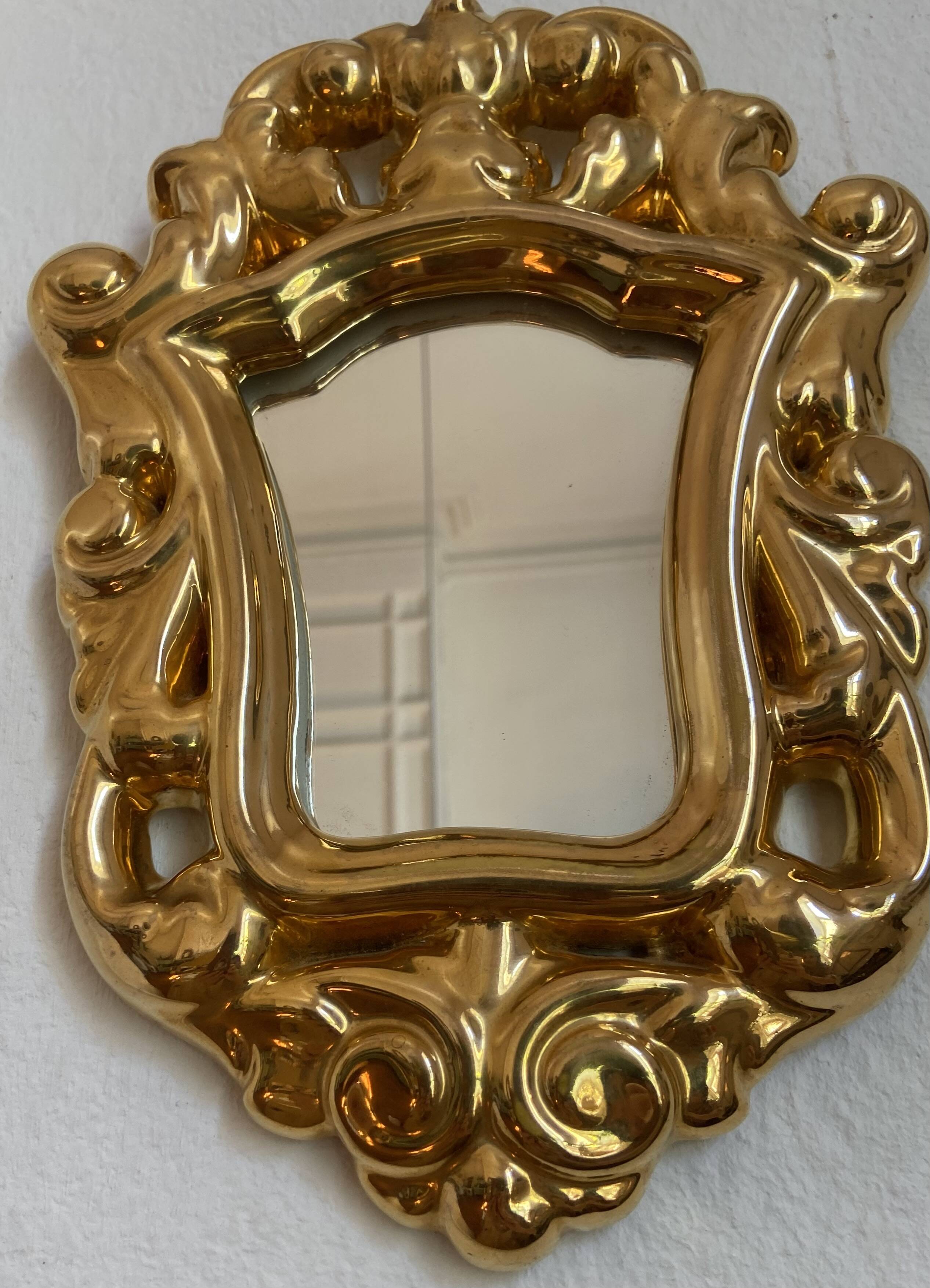 Ceramic mirror by Marc Roussel