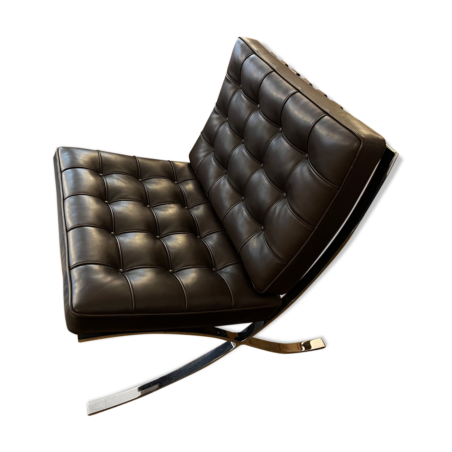 Chauffeuse Barcelona original edition by Ludwig Mies Van Der Rohe, Knoll