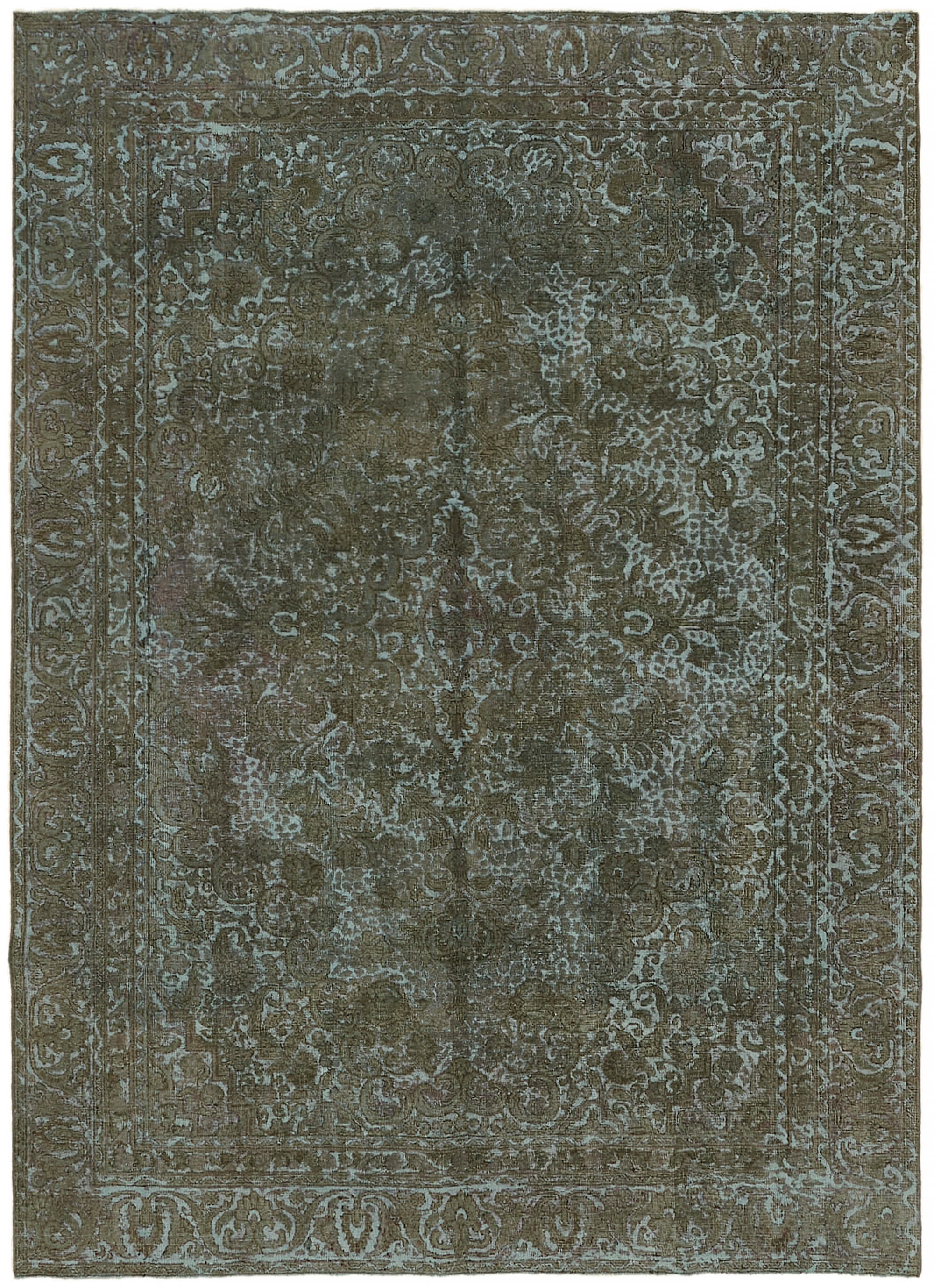 Hand-Knotted Anatolian Vintage 1970s 257 cm x 357 cm