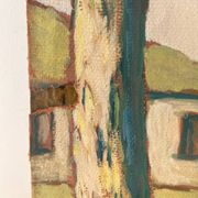 Bright walk, oil on paper signed Vero Cim.