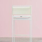 Giandomenico Belotti 7 white Spaghetti bar stools by Fly Line