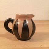 Miniature pitcher signed Odetta in Quimper, art deco ceramics