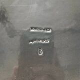 Dark Grey / Green Lacquered Ceramic Vase attr. to Domenico Rambelli, Italy