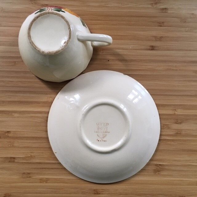 Retro cup and saucer