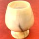 1930s Alabaster cup on pedestal