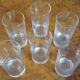 6 verres orangeade cristal