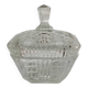 Cut glass sugar bowl