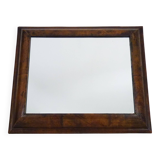 Very large Psyche Mirror in walnut wood. Orthodox bible mirror. 19th century. 53X63 cm - 20.86X24