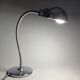 Lampe de table chromée Space Age bras articulé design moderniste 1960