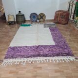 Handmade wool Berber rug 250 x 150 cm