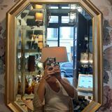 Gilded wooden mirror 43x57cm