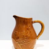 Handmade pitcher in vintage ceramic St Clement. Numbered. In perfect condition.