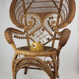 Emmanuelle Peacock Armchair 1960s
