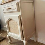 Wooden bedside table