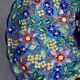 Beggar / servant in Longwy earthenware – floral decoration, 1950s